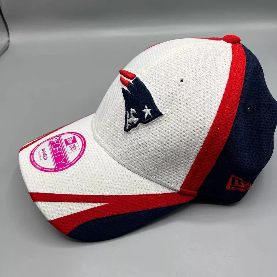 New Era New England Patriots Hat Women 9Forty New Era Strap Back Cap Size ONE SIZE - 2 Thumbnail