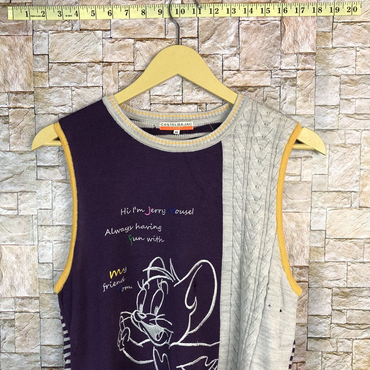 Jean Charles De Castelbajac Jean Charles De Castelbajac X Tom & Jerry Purple shirt #A423 Size US XS / EU 42 / 0 - 2 Thumbnail