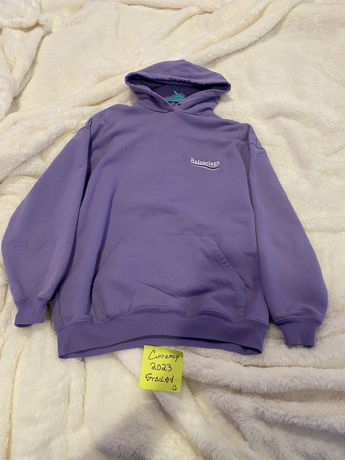 Vintage popular Balenciaga Hoodie Purple size S