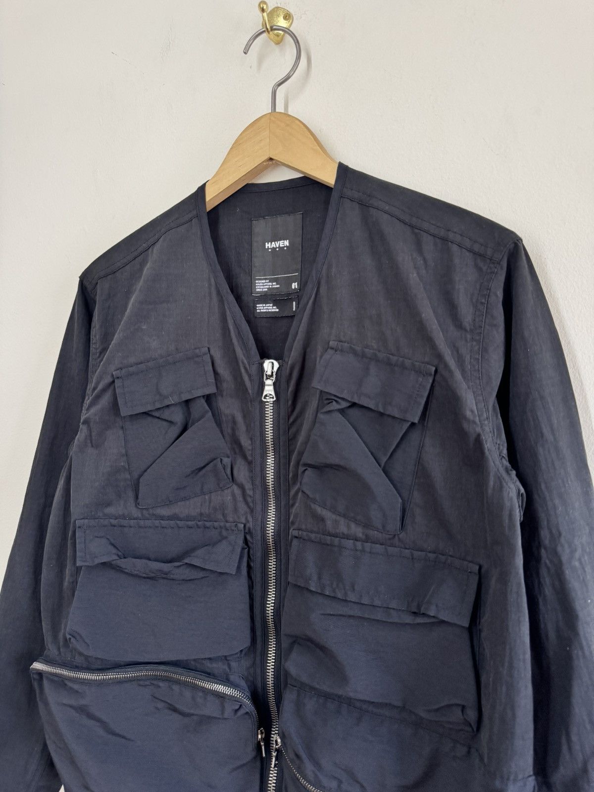 Haven HAVEN Multi-Pocket Utility Jacket Black Made in Japan Size 1 Size US S / EU 44-46 / 1 - 2 Thumbnail