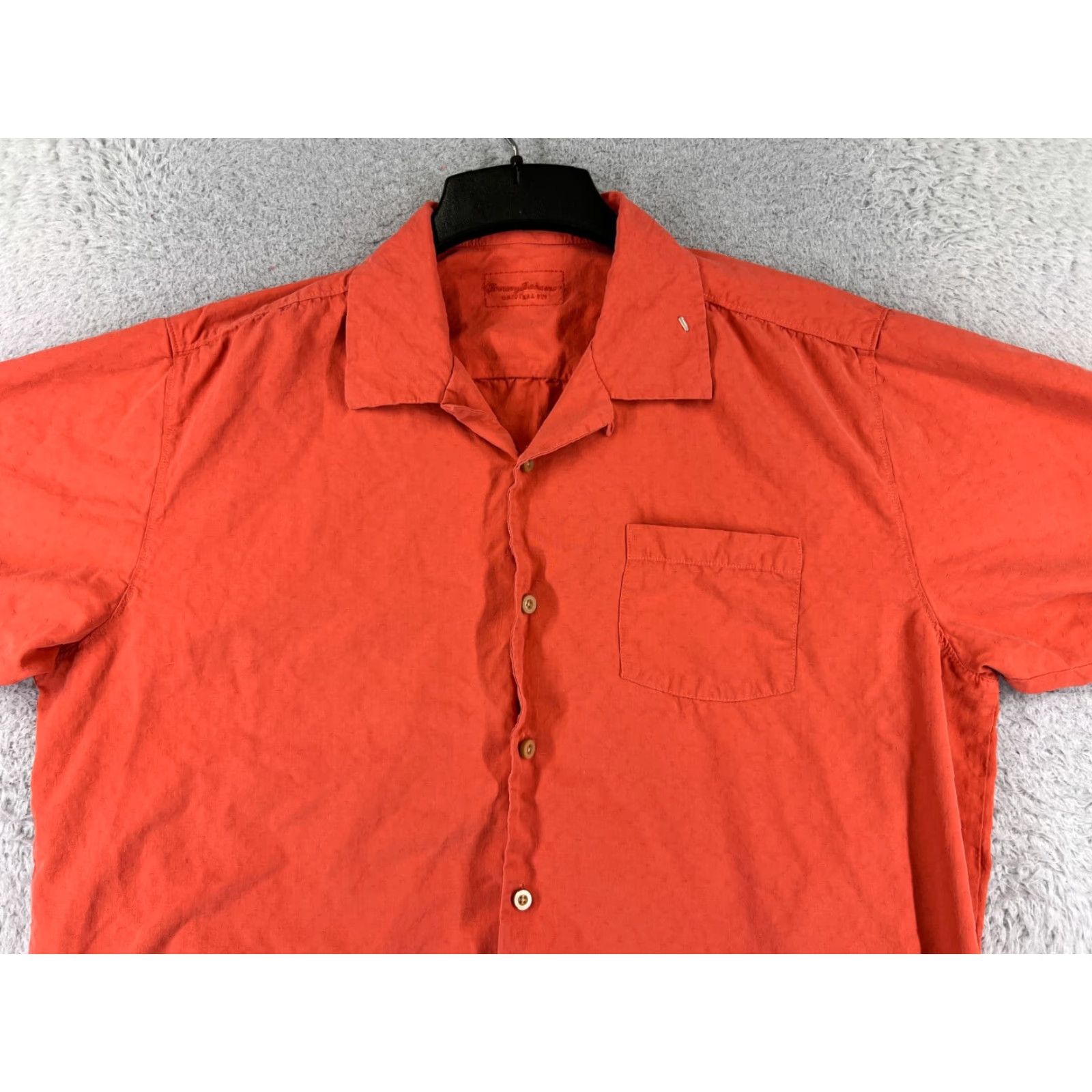 Tommy Bahama Tommy Bahama Shirt Men Extra Large Red 100% Silk Button Up Hawaiian Pocket READ Size US XL / EU 56 / 4 - 4 Thumbnail