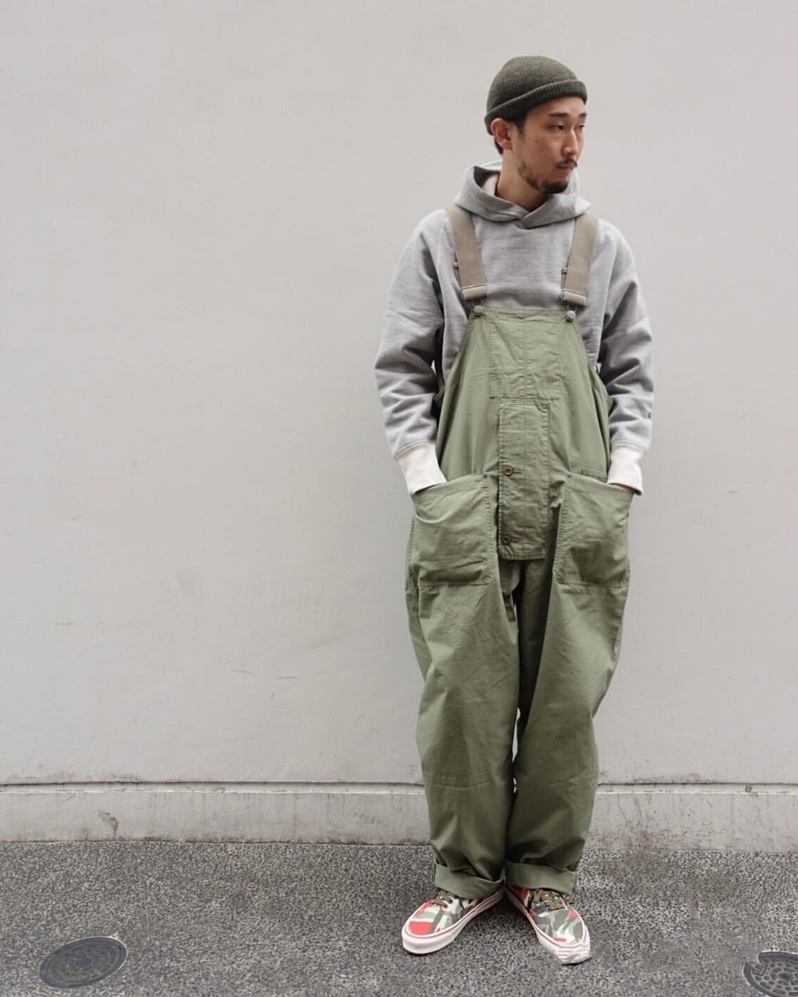 Nigel Cabourn Factory Dungaree Cotton Ripstop