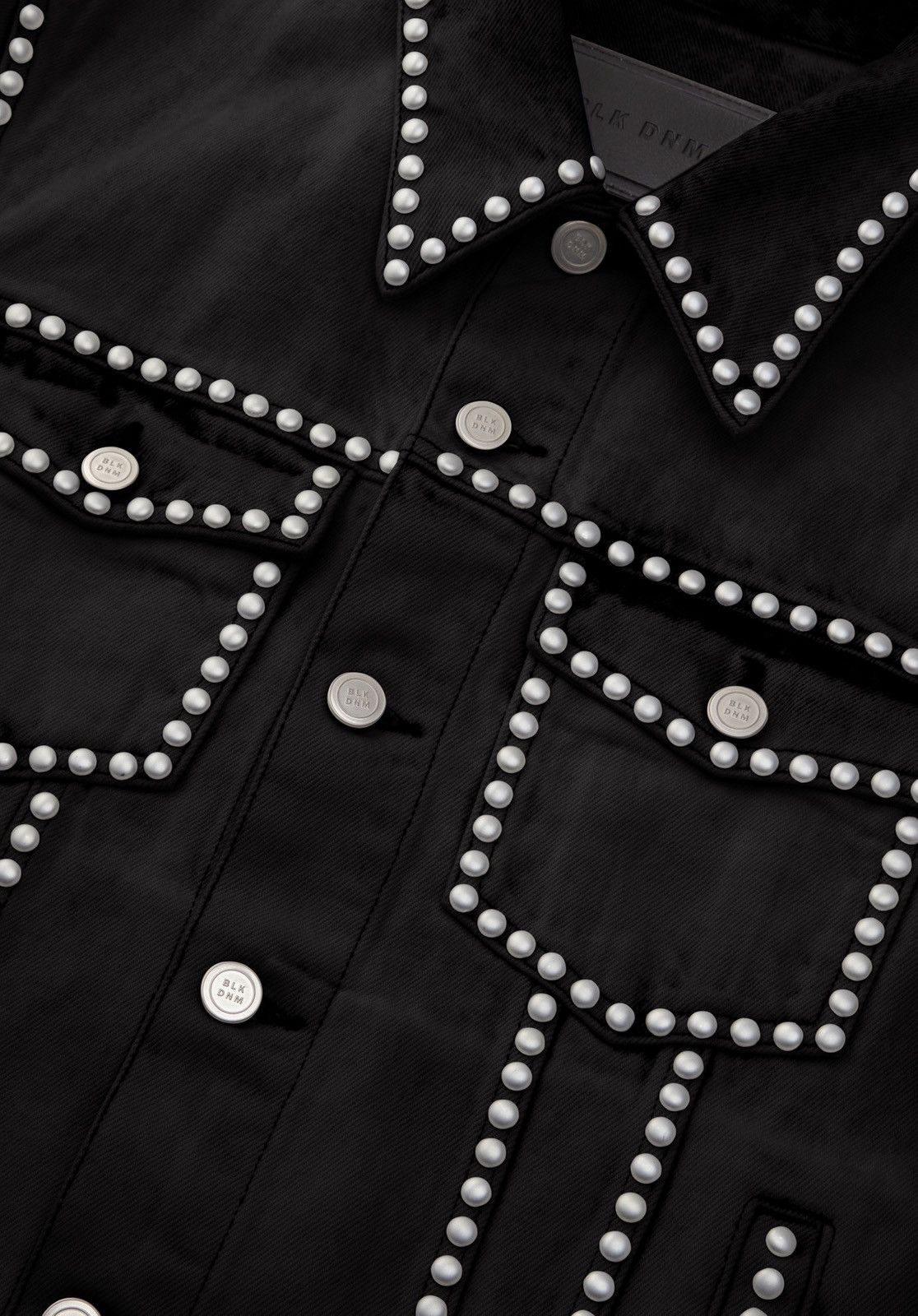 Blk Dnm Denim studded jacket 75 size EU 46 USA 36 medium Size US S / EU 44-46 / 1 - 6 Thumbnail