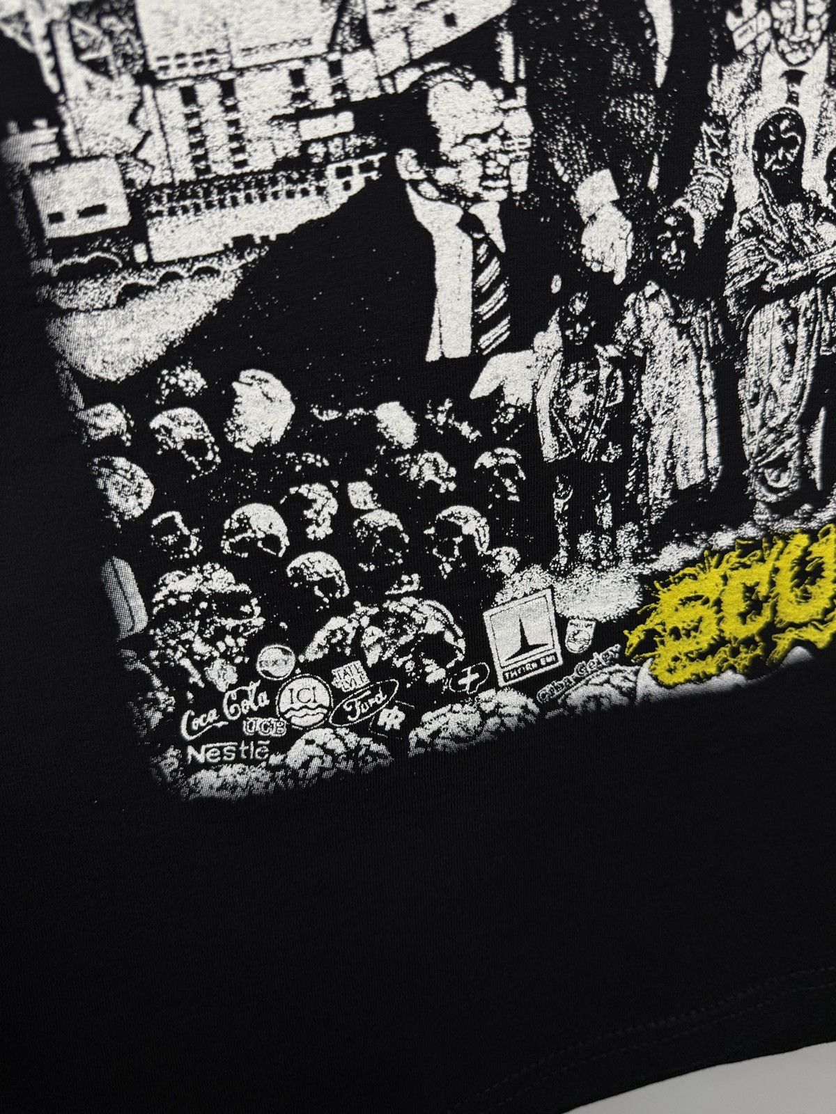 Fruit Of The Loom 🇬🇧 Vintage Y2K Napalm Death SCUM Grindcore T-Shirt Death Meta Size US M / EU 48-50 / 2 - 5 Thumbnail