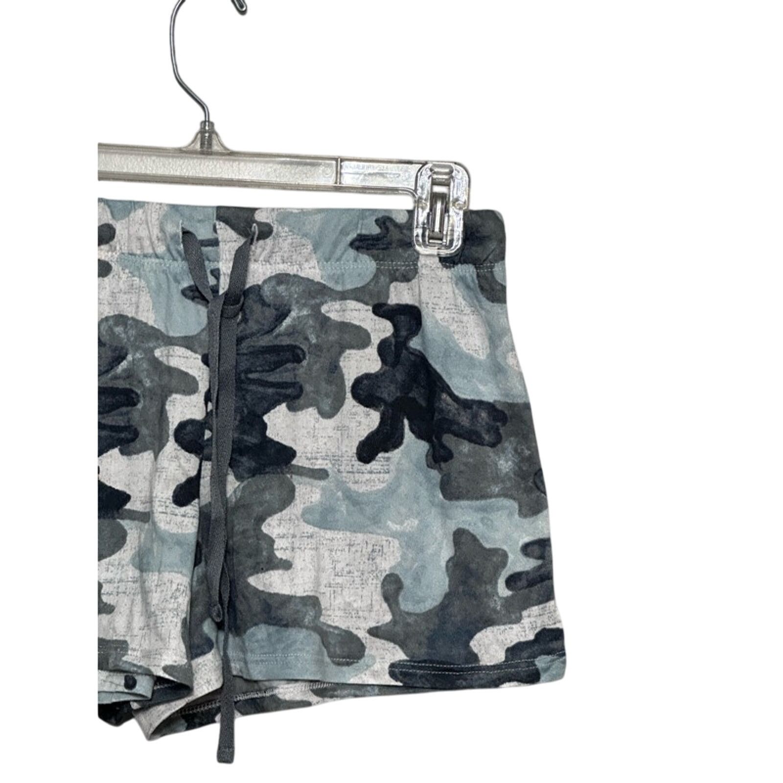 Other Lounge Sleep Shorts Camouflage Adjustable Drawstring Gray Size 29" - 3 Thumbnail