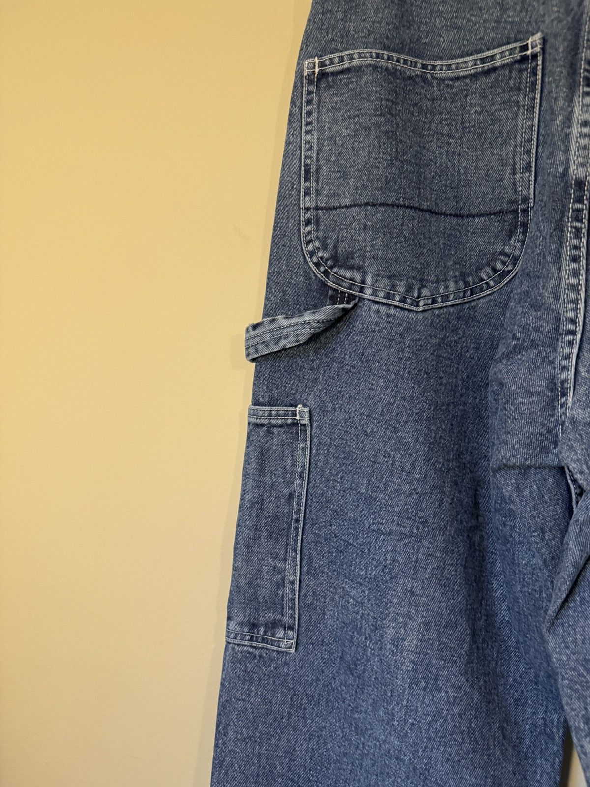 Nautica VINTAGE Y2K BAGGY NAUTICA DENIM CARPENTER SKATER JEANS 32 Size US 32 / EU 48 - 15 Thumbnail