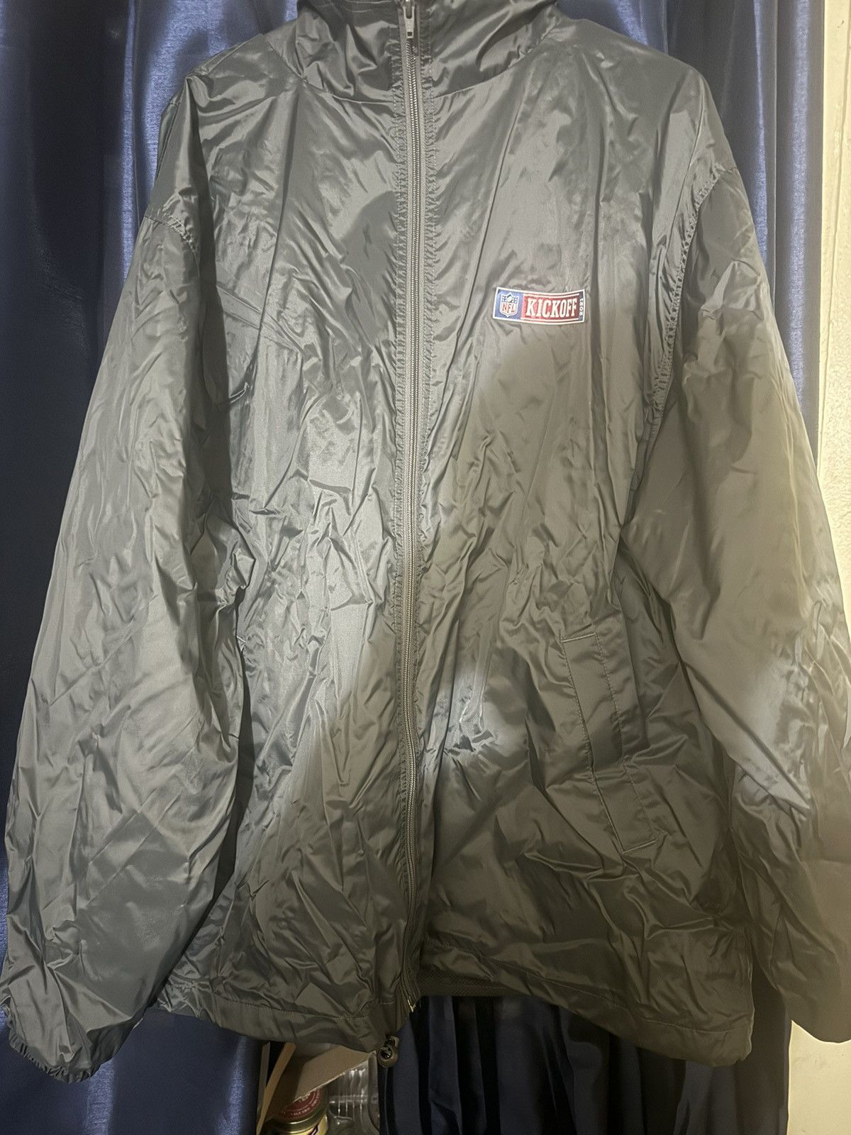 NFL Vintage NFL Kickoff Windbreaker Jacket - Gray Size US XXL / EU 58 / 5 - 1 Thumbnail