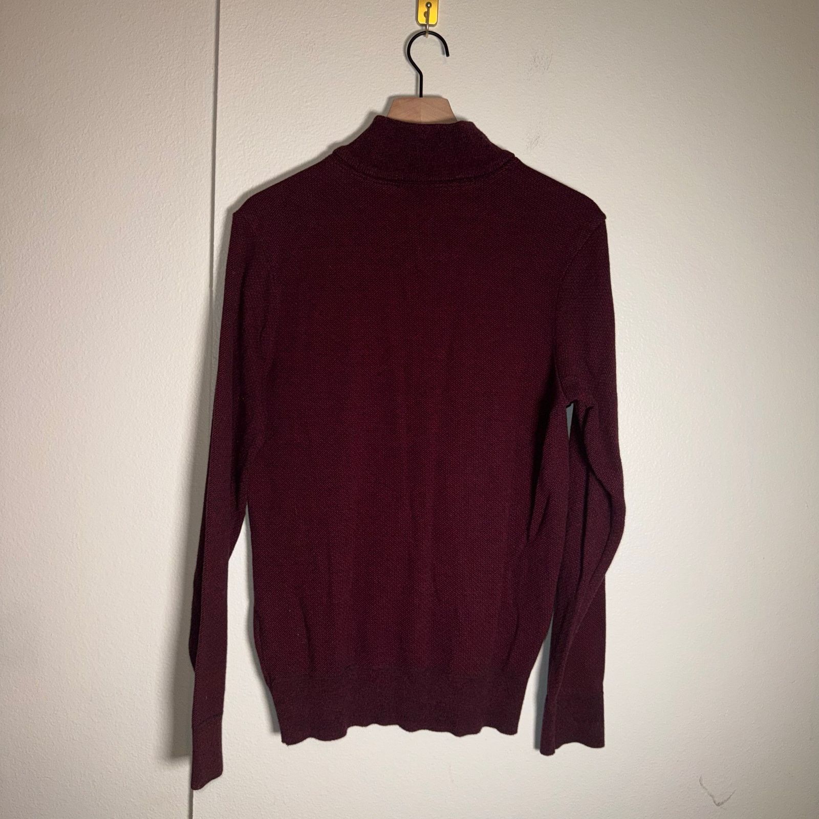 Robert Graham ROBERT GRAHAM knit quarter zip pullover preppy sweater L Size US L / EU 52-54 / 3 - 5 Thumbnail