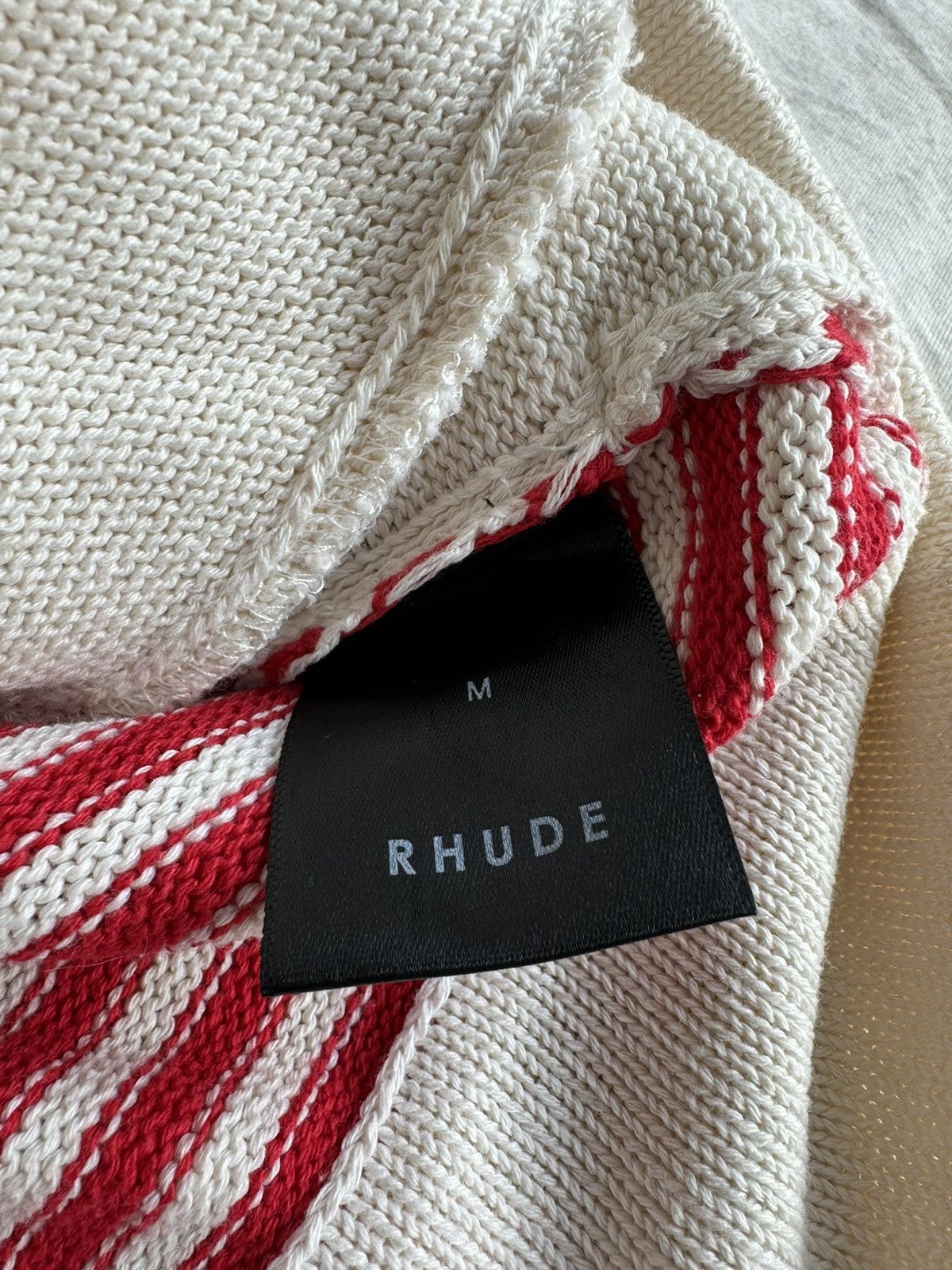Rhude Boxy Knit Rhude Polo Sweater Size US L / EU 52-54 / 3 - 7 Thumbnail
