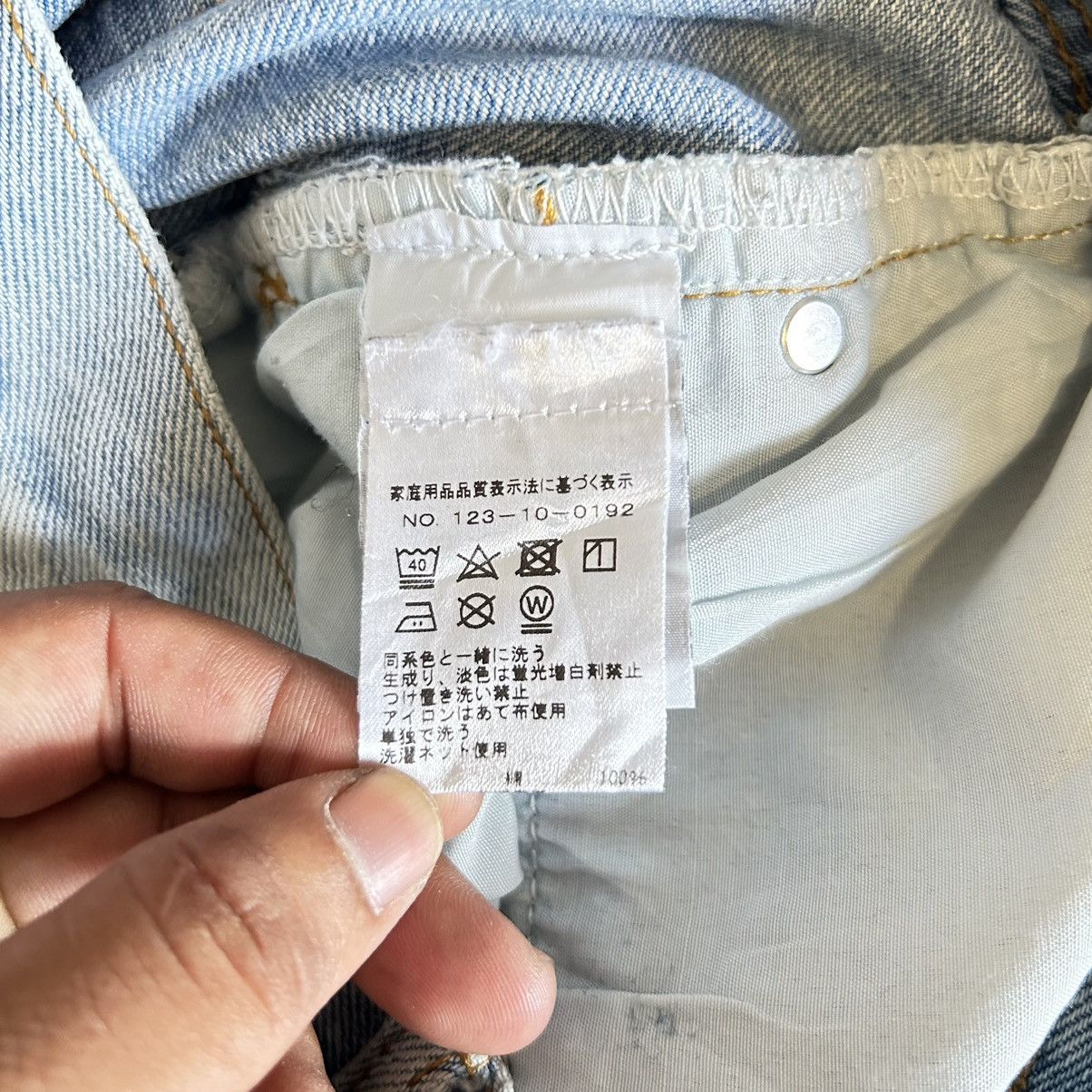 Vintage Vintage Örjan Andersson Blue Washed Distressed Denim Size US 35 - 12 Thumbnail