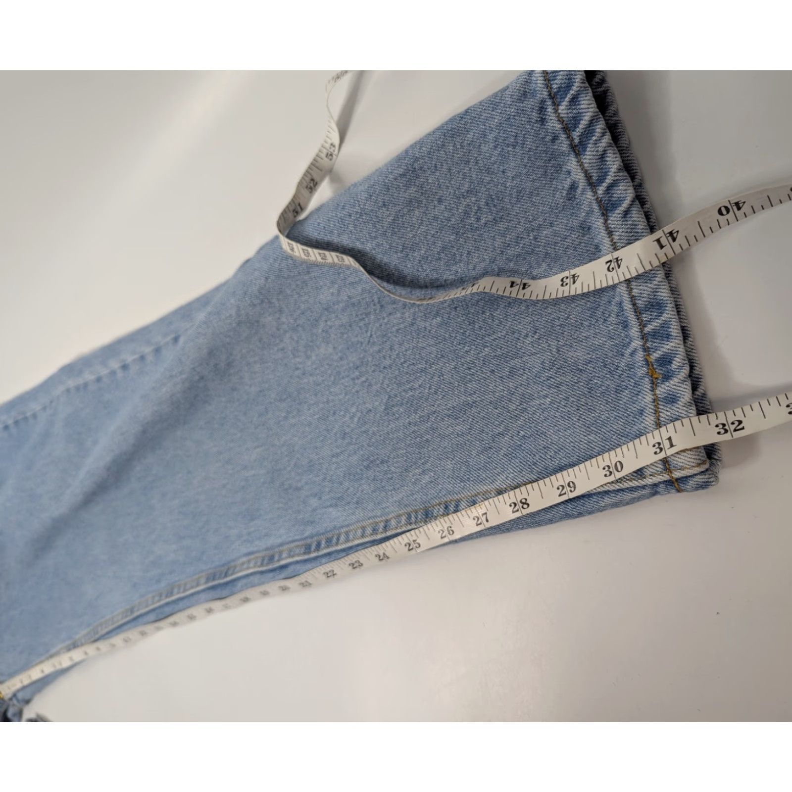Polo Ralph Lauren VINTAGE Polo Ralph Lauren Polo Jeans Co Jeans Men's 34X32 Relaxed Light Blue Cotton Denim Slim/Relaxed Fit 5-Pocket Logo Size US S / EU 44-46 / 1 - 7 Thumbnail