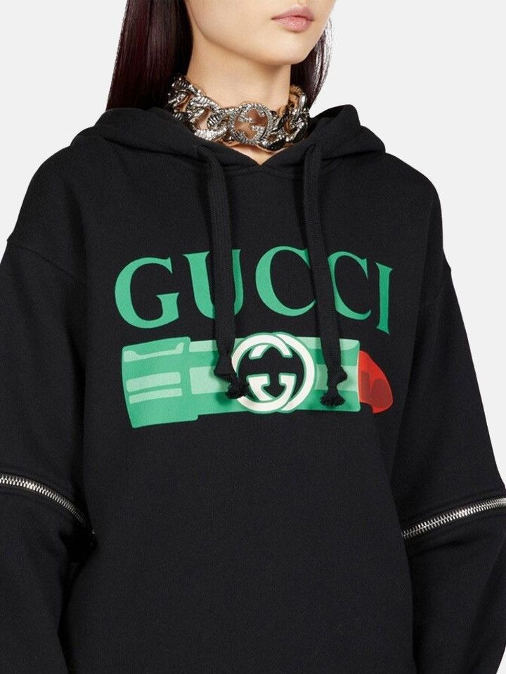 Gucci GUCCI Lipstick Print Logo Hoodie Multiple Sizing Available Size M / US 6-8 / IT 42-44 - 2 Thumbnail