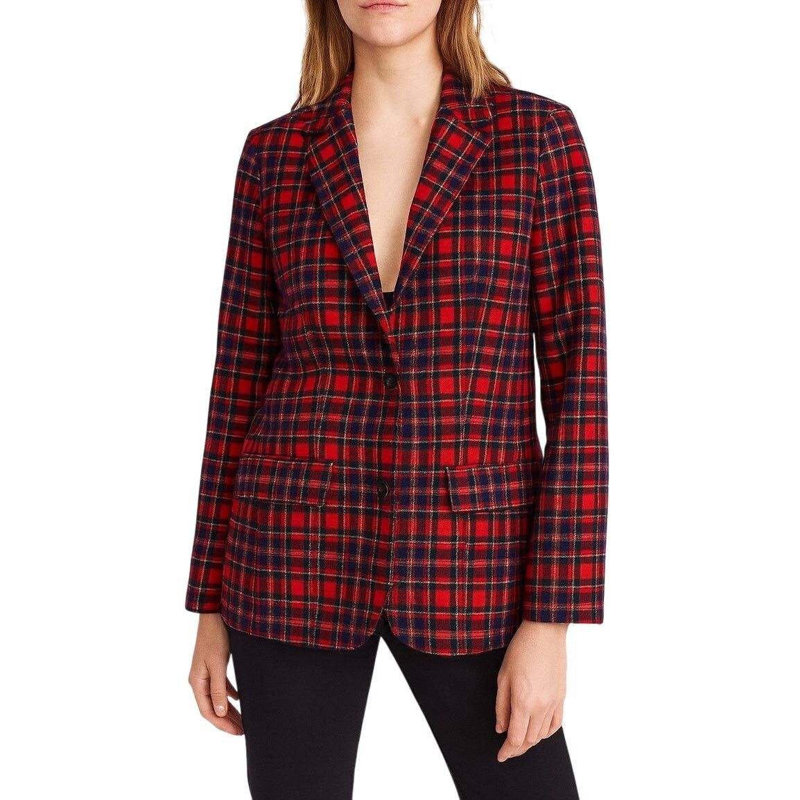 Pendleton × Vintage 80s Vintage Pendleton Red Plaid Wool Blazer Jacket Medium Size M / US 6-8 / IT 42-44 - 1 Thumbnail