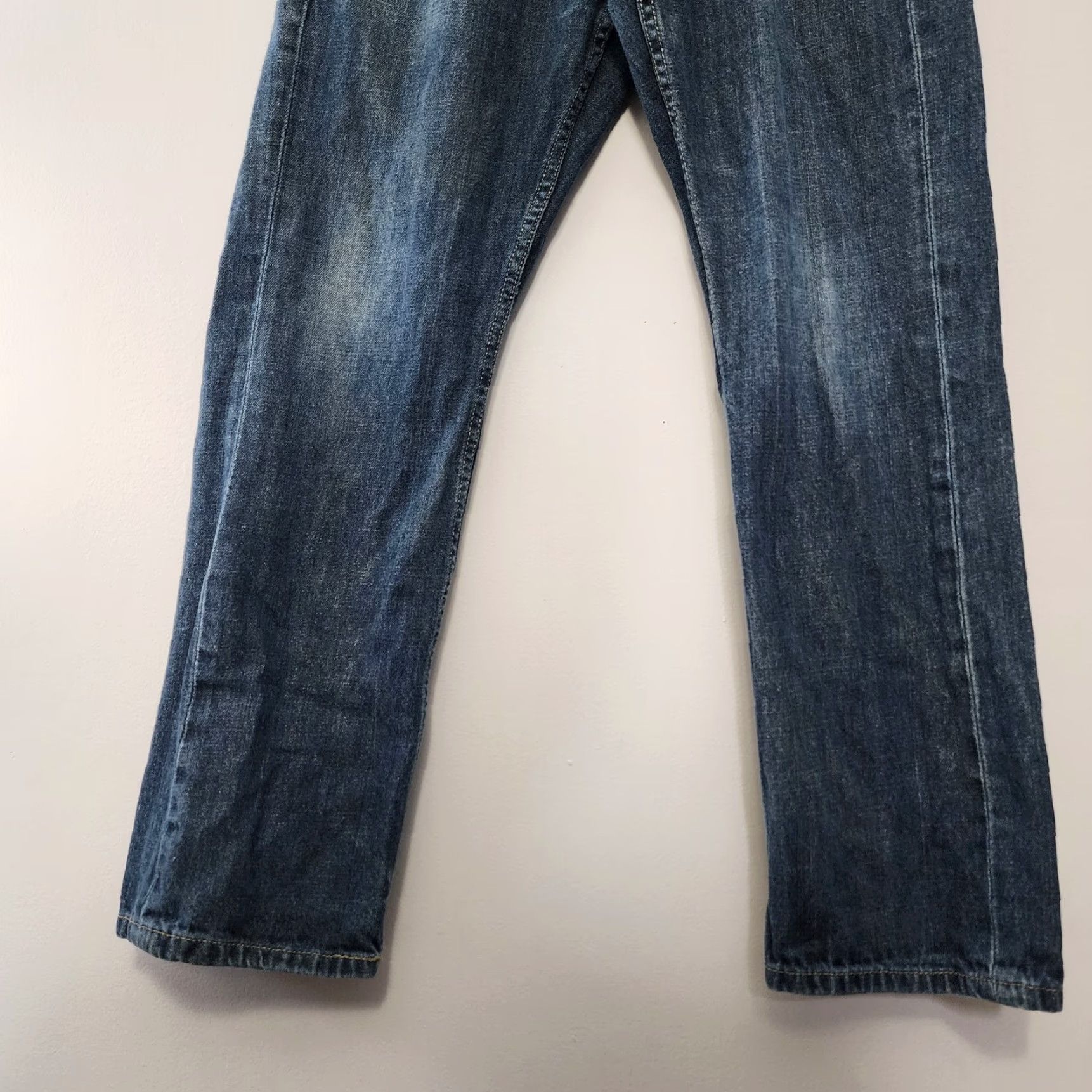 Levi's Levi's 559 Jeans Mens 30x30 Blue Dark Wash Denim Straight Work 5-Pocket Regular Fit Vintage No Size US 30 / EU 46 - 6 Thumbnail