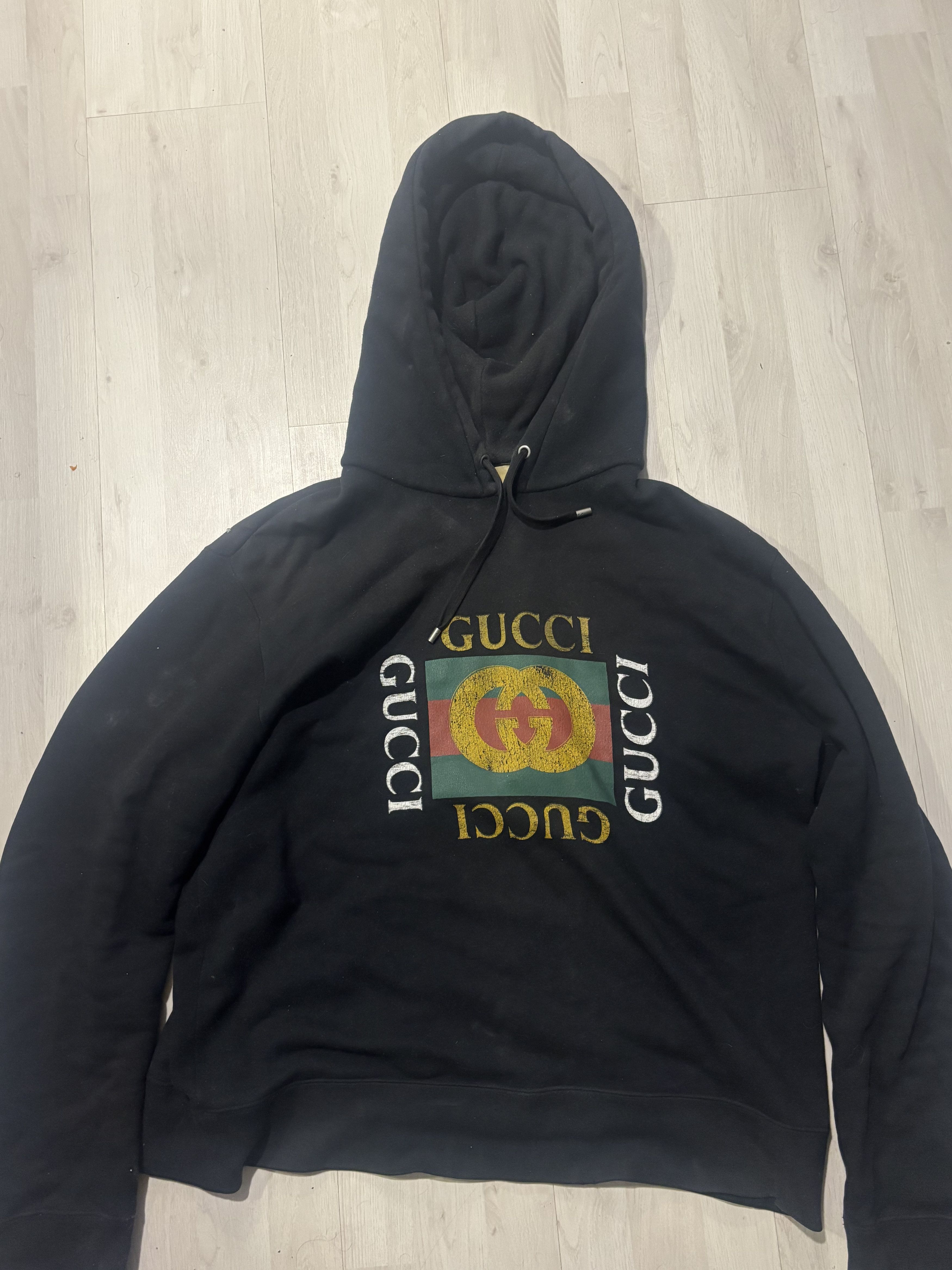 Gucci Oversized Sweatshirt with Gucci logo Size US XXL / EU 58 / 5 - 1 Thumbnail