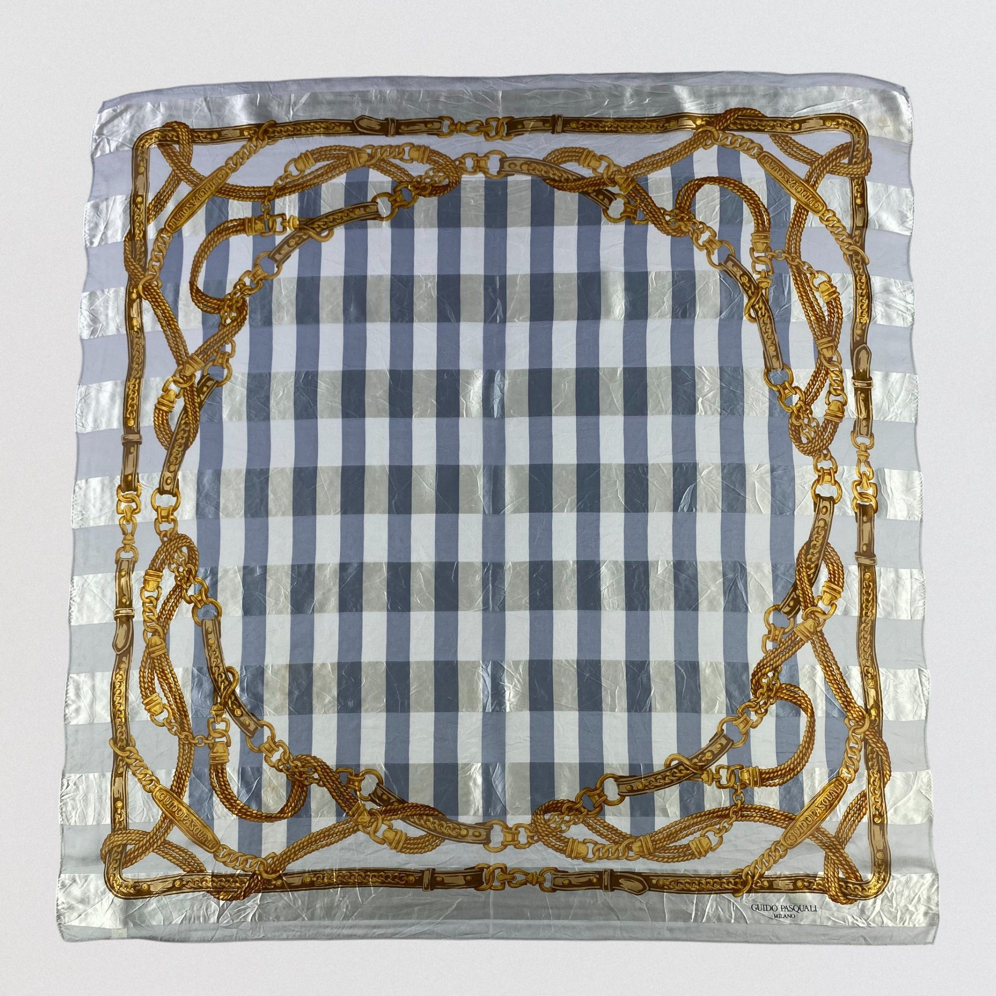 Japanese Brand × Vintage Vintage Guido Pasquali Silk Scarf SS088 Size ONE SIZE - 1 Thumbnail
