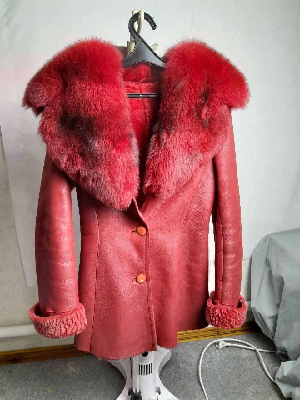 Other Women's Genuine Shearling Sheepskin Aviator Jacket size M Size M / US 6-8 / IT 42-44 - 2 Thumbnail