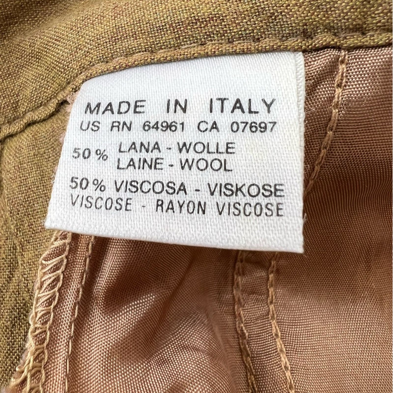 United Colors Of Benetton United Colors of Benetton High Rise Wool Rayon Shorts Italy Size 36" / US 14 / IT 50 - 4 Thumbnail
