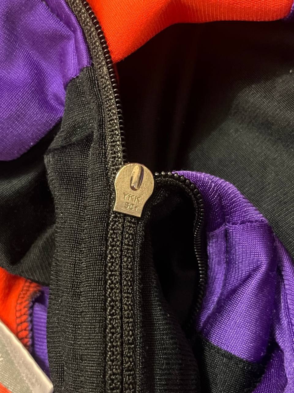 Nike × Vintage VINTAGE NIKE TRACK TOP JACKET BLACK PURPLE ZIP SIZE Size US XL / EU 56 / 4 - 4 Thumbnail