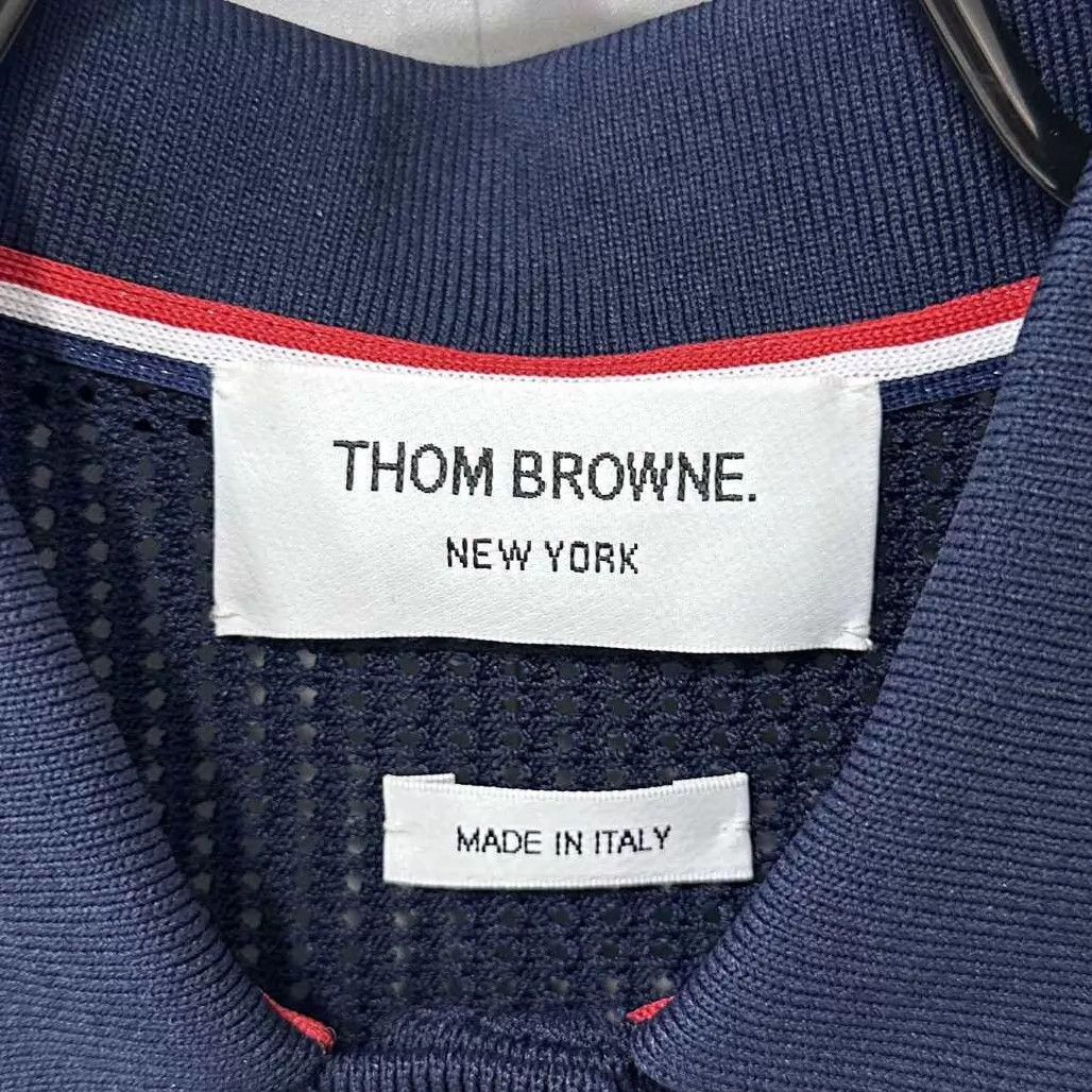 Thom Browne Thom Browne Classic Striped Slim Polo Short Sleeve 36 Size XS / US 0-2 / IT 36-38 - 4 Thumbnail