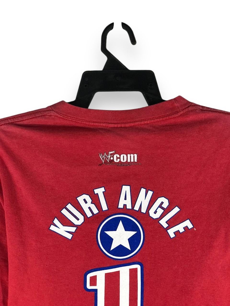 Vintage × WWE × WWF Vintage 2001 Kurt Angle ankle lock olympic wrestling gold Size US L / EU 52-54 / 3 - 6 Thumbnail