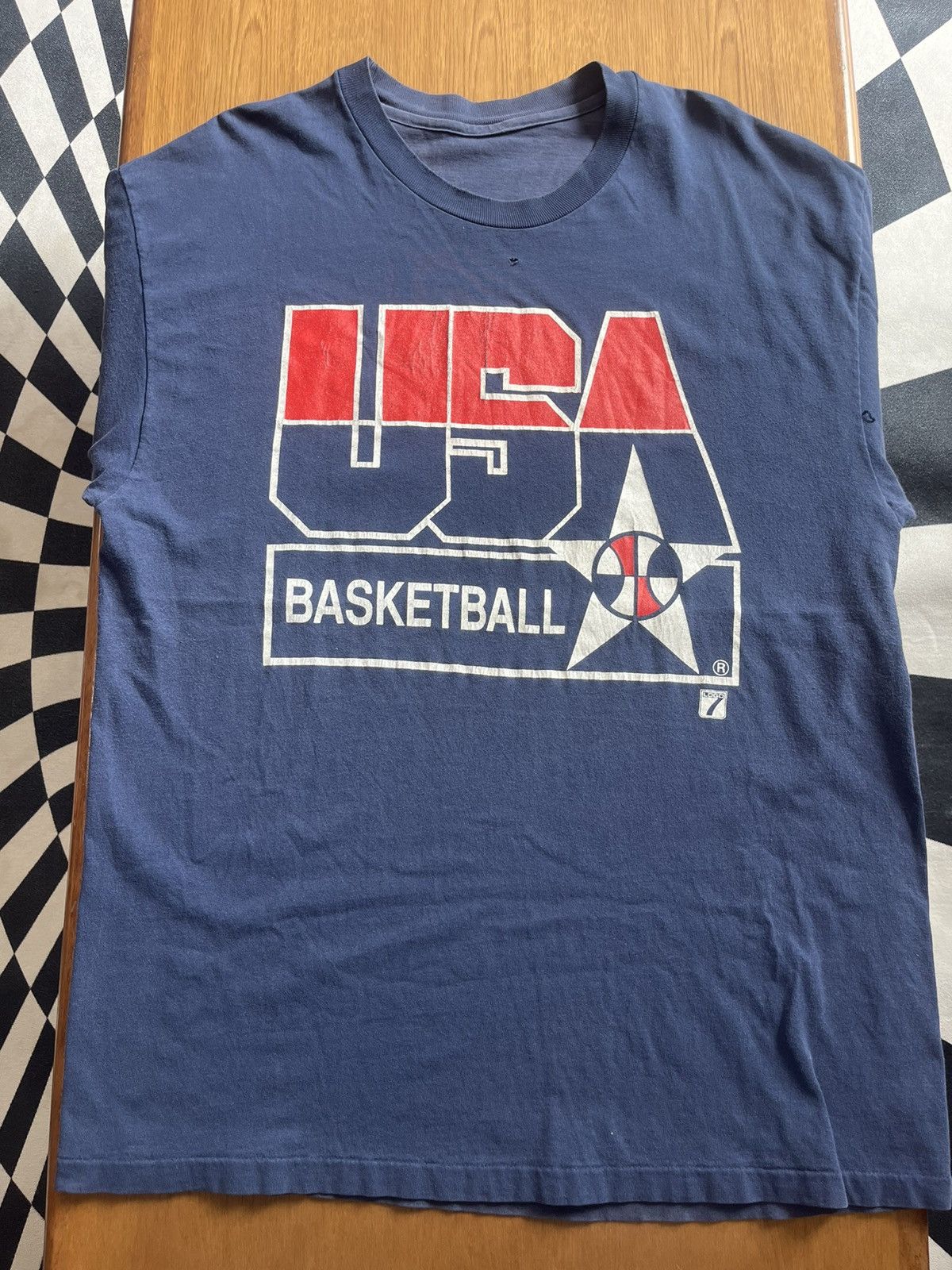 USA Olympics Vintage USA Basketball Team LOGO7 90’s Tshirt Size US XL / EU 56 / 4 - 3 Thumbnail