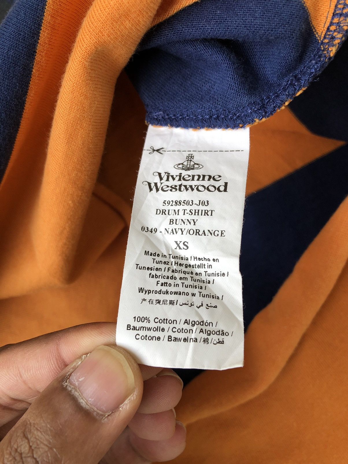 Vivienne Westwood Vivienne Westwood Anglomania Stripe Bunny Drum t-shirt Size US XS / EU 42 / 0 - 4 Thumbnail