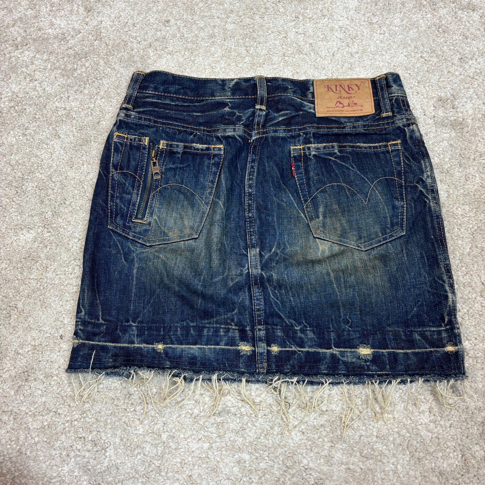 Hysteric Glamour Hysteric Glamour Kinky Jeans Zipper Japanese Denim Skirt 30 Size 30" / US 8 / IT 44 - 2 Thumbnail