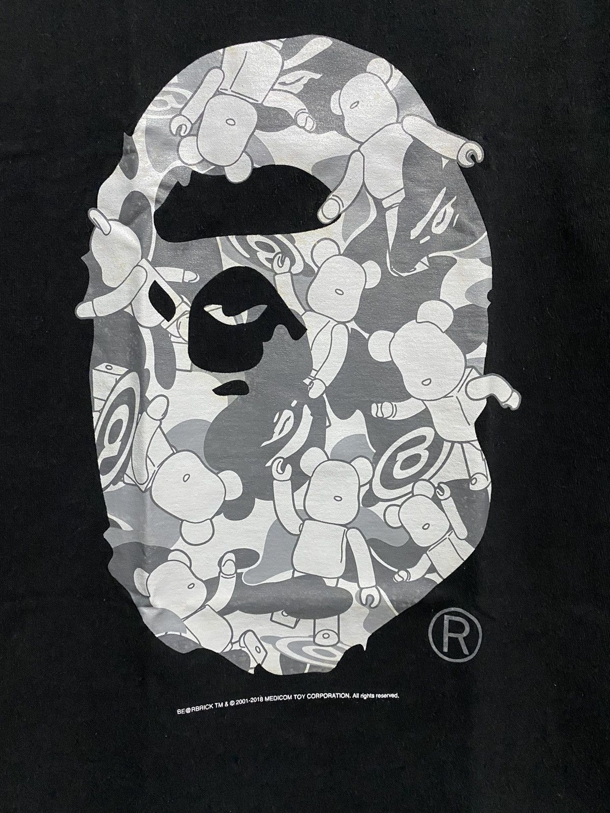 Bape 🔥SALE🔥Bape x Medicom Bearbrick Big Ape Head Tee Size US S / EU 44-46 / 1 - 4 Thumbnail