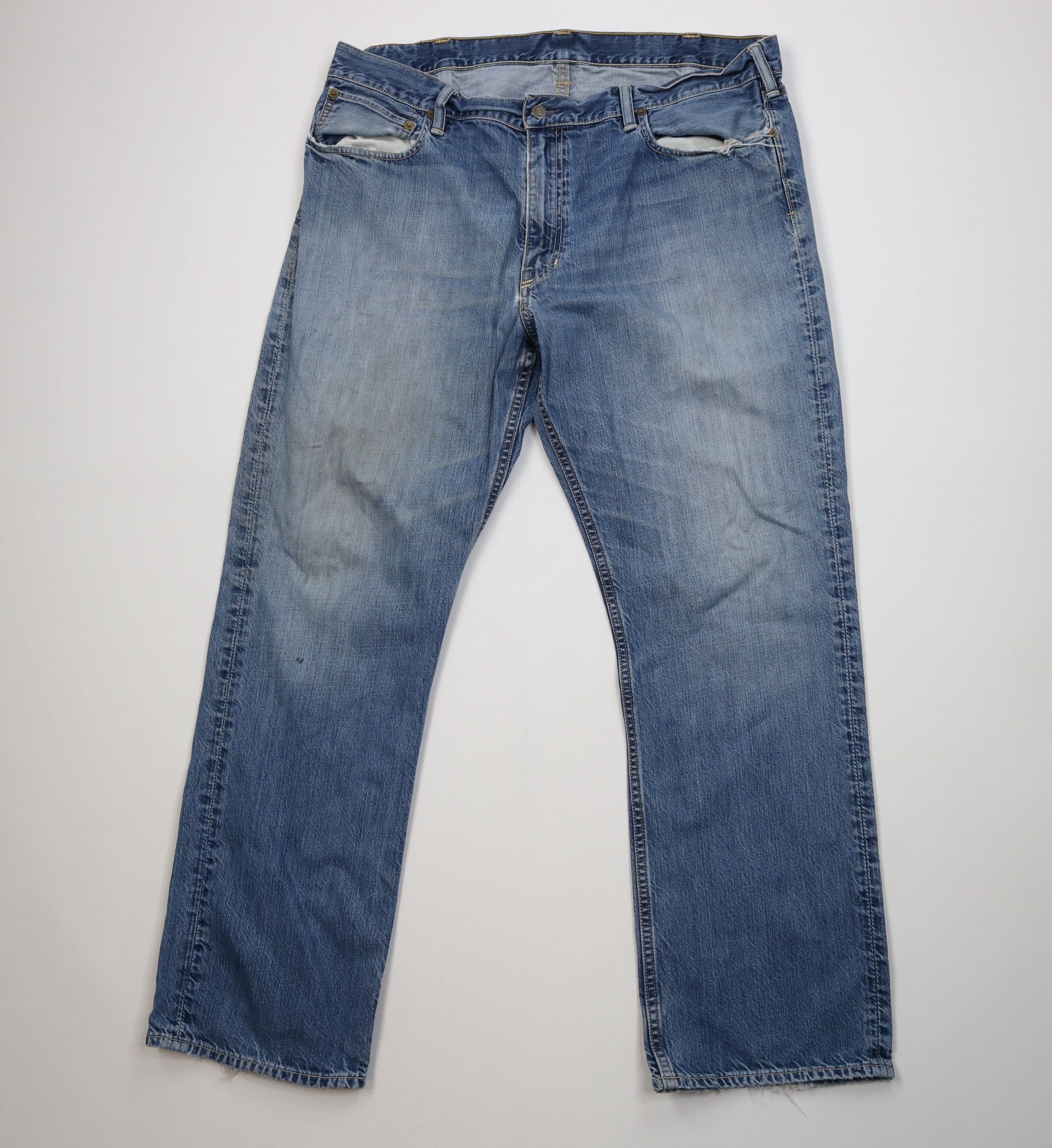 Ralph Lauren Vintage 90s Y2K Ralph Lauren Classic Wide Leg Denim Jeans Size US 40 / EU 56 - 1 Thumbnail