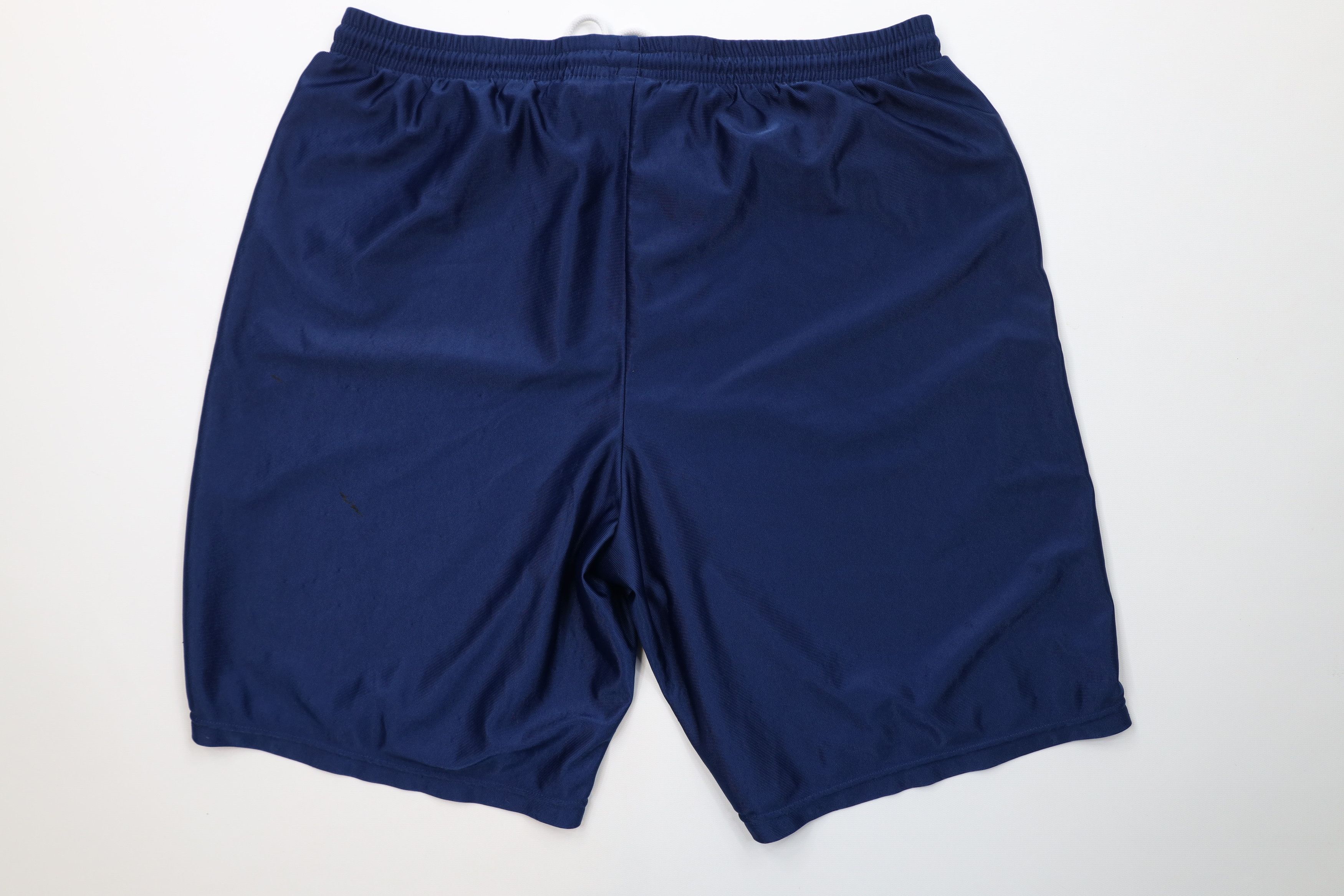 Nike Vintage 90s Nike Travis Scott Mini Swoosh Shorts Blue USA Size US 34 / EU 50 - 10 Thumbnail