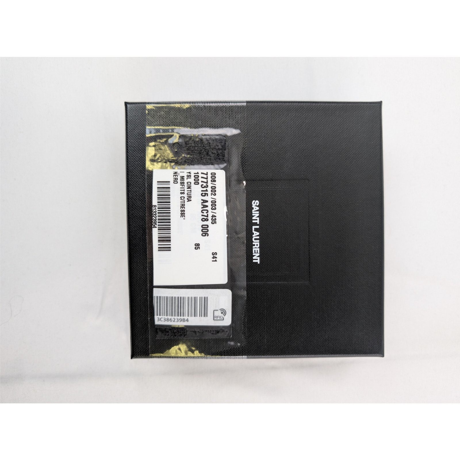Saint Laurent Paris o1rshd1 Size: 85/ YSL Cintura Misfits C/Tresse Belt in Black Size 34 - 16 Thumbnail