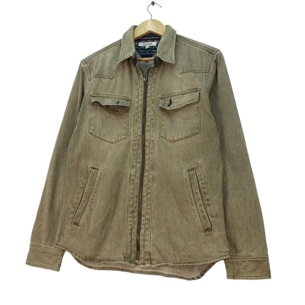 Japanese Brand 💥Oil Cake Denim Jacket Size US M / EU 48-50 / 2 - 3 Thumbnail