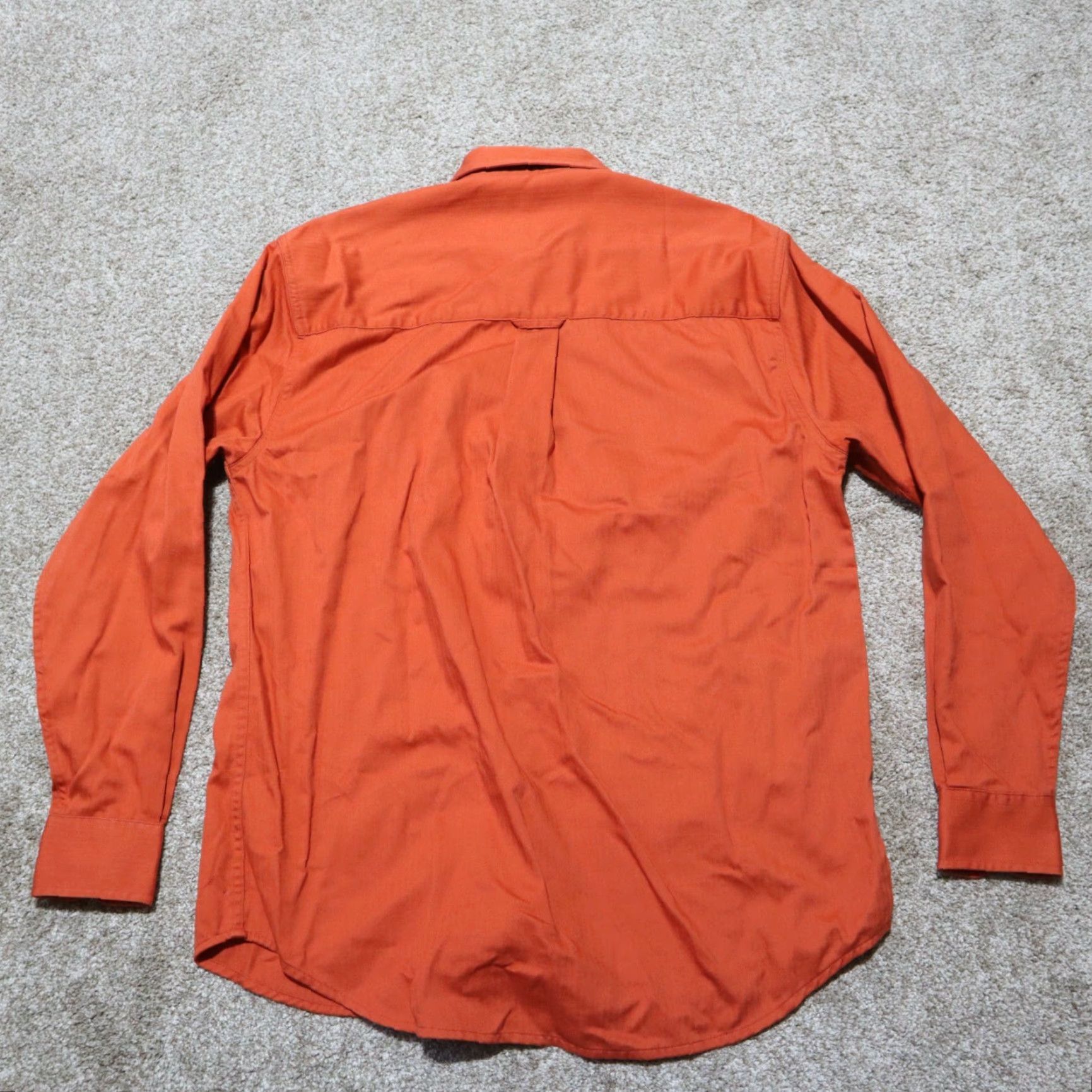 Vintage VINTAGE Ivy Crew Shirt Plaid Button-Up Long Sleeve Orange Men's Size S Small Size US S / EU 44-46 / 1 - 8 Thumbnail