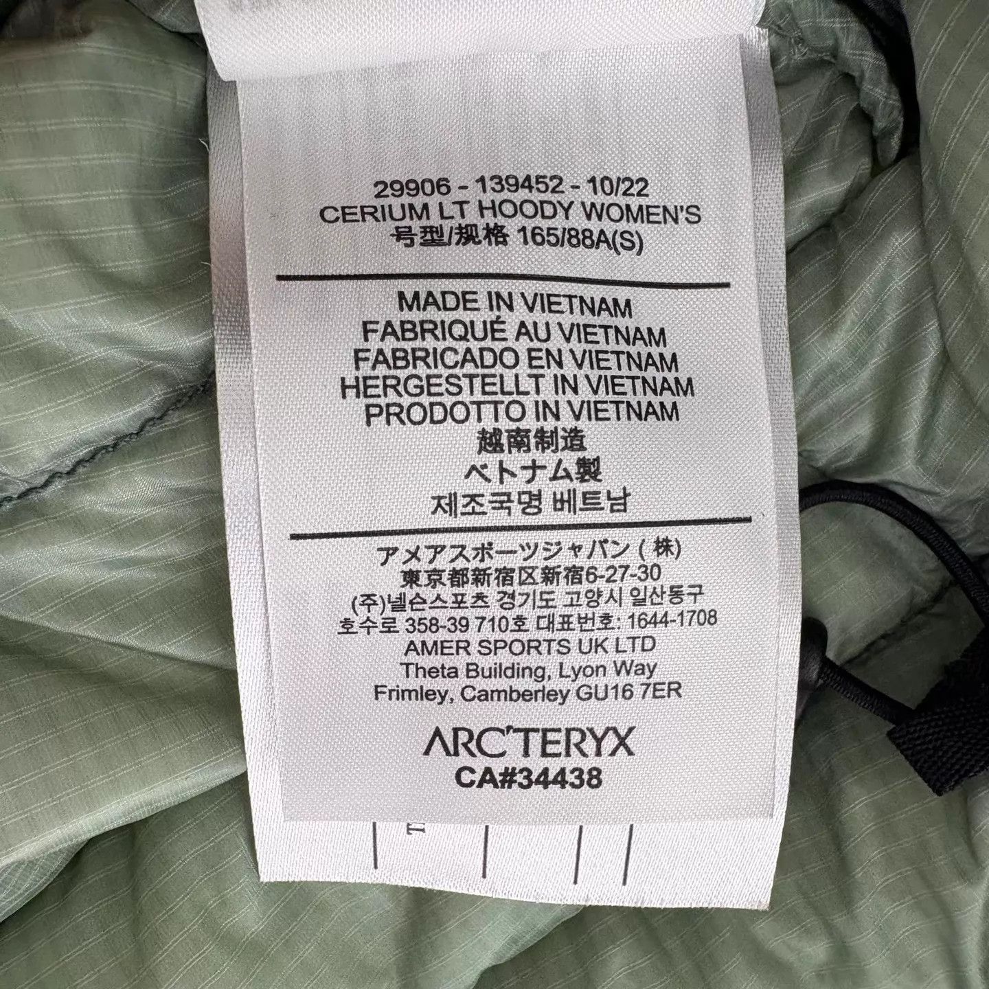 Arc'teryx Arcteryx Cerium LT Hoody Mint Green Logo Down Jacket S Size S / US 4 / IT 40 - 6 Thumbnail