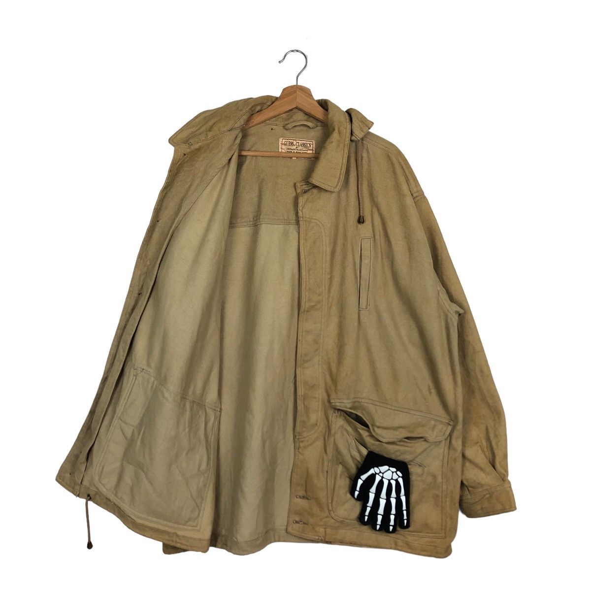 Japanese Brand VINTAGE CHORE WORK JACKET CARGO POCKET GUESS HONG KONG Size US XL / EU 56 / 4 - 9 Thumbnail