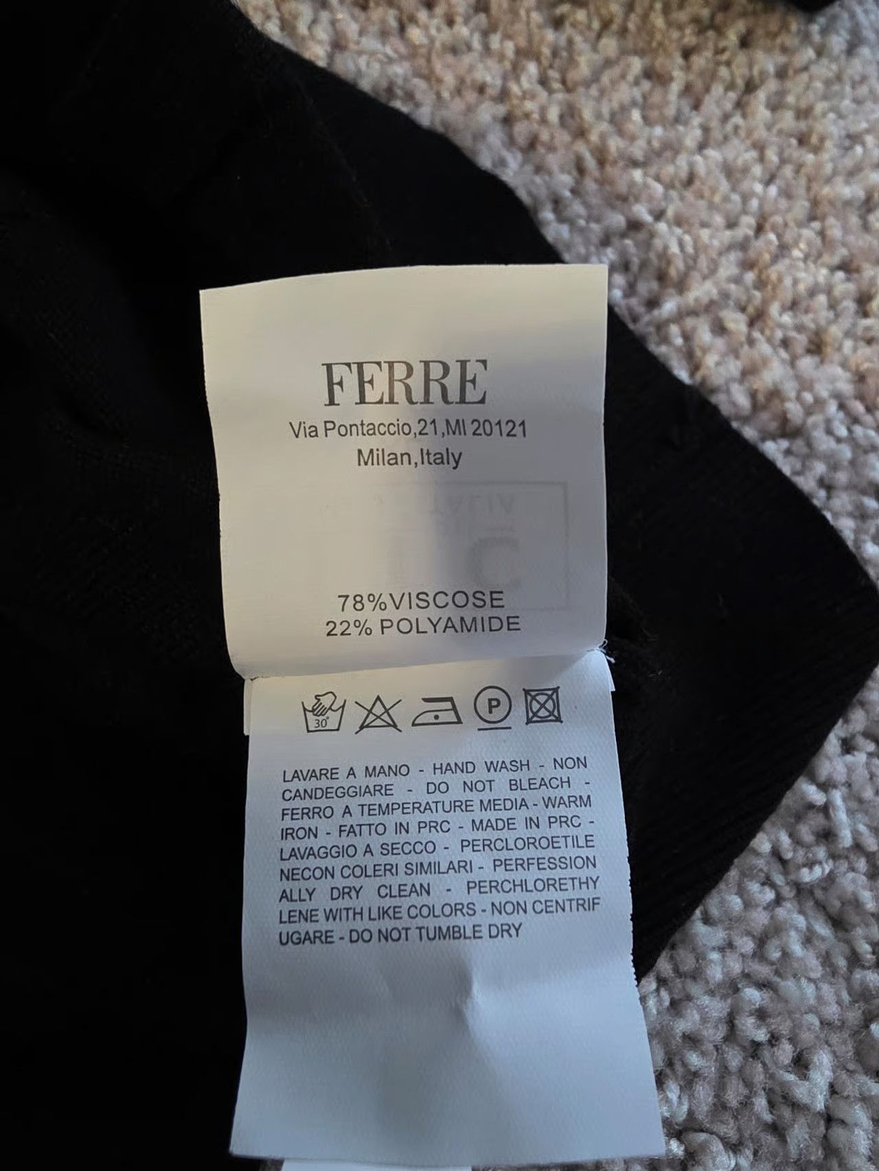 Gianfranco Ferre Gianfranco Ferre: Monogram Sweater (Viscose) Size: XL Size US XL / EU 56 / 4 - 2 Thumbnail