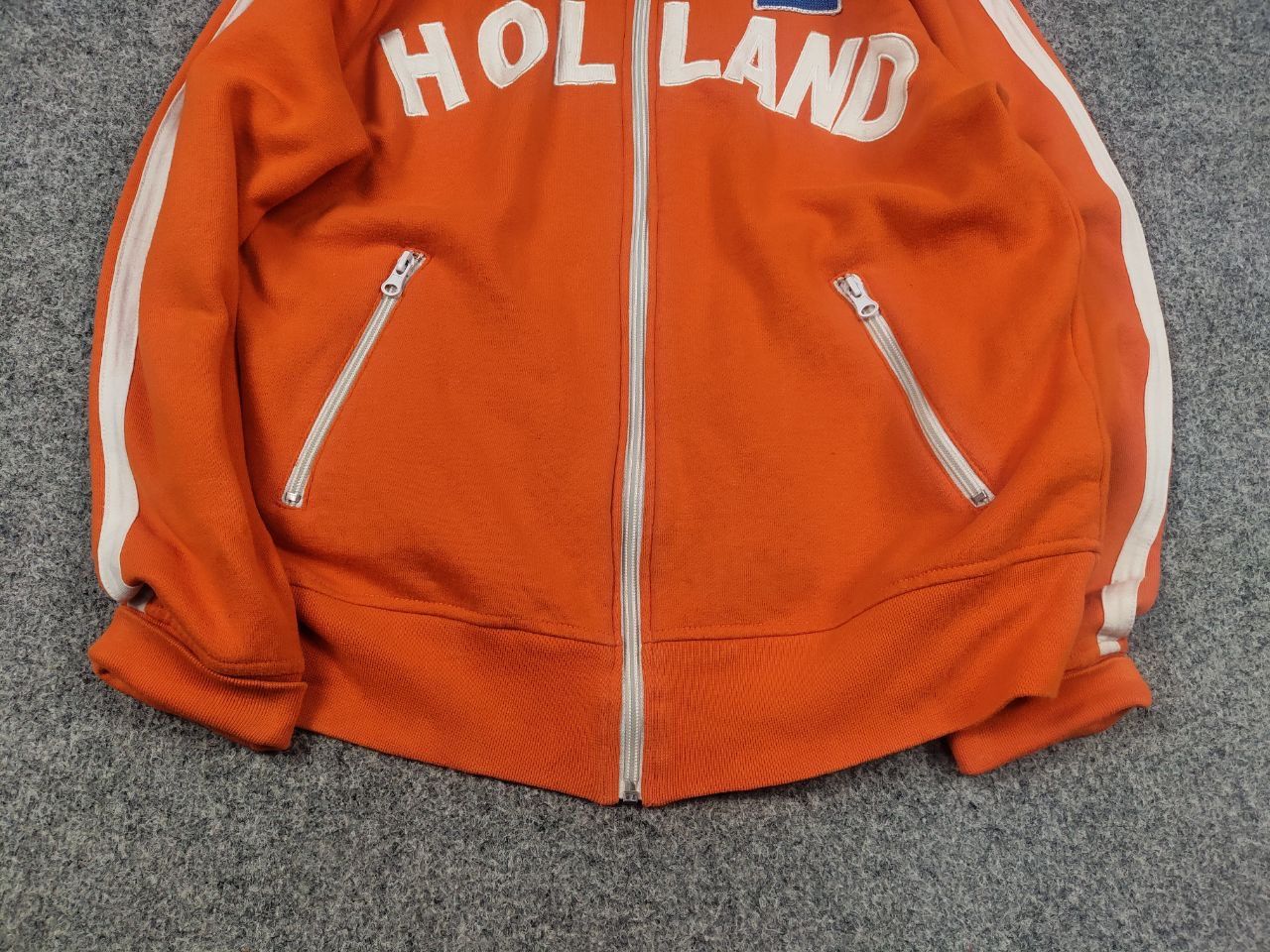 Vintage Vintage rare Holland Orange Big Logo Zip Track Jacket Y2K Size US S / EU 44-46 / 1 - 5 Thumbnail