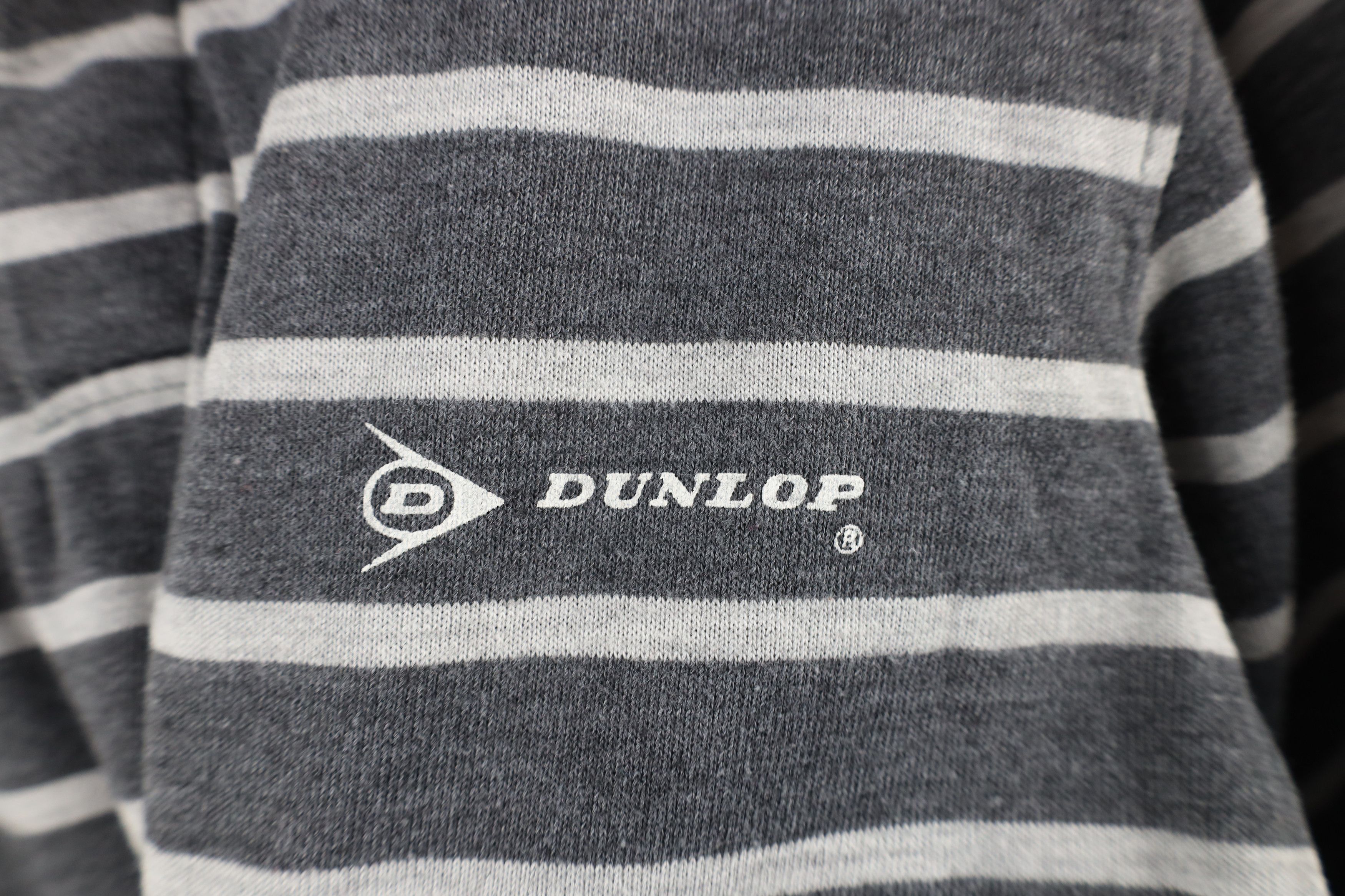 Vintage Vintage 80s 90s Dunlop Knit Long Sleeve Tennis Rugby Polo Size US S / EU 44-46 / 1 - 4 Thumbnail