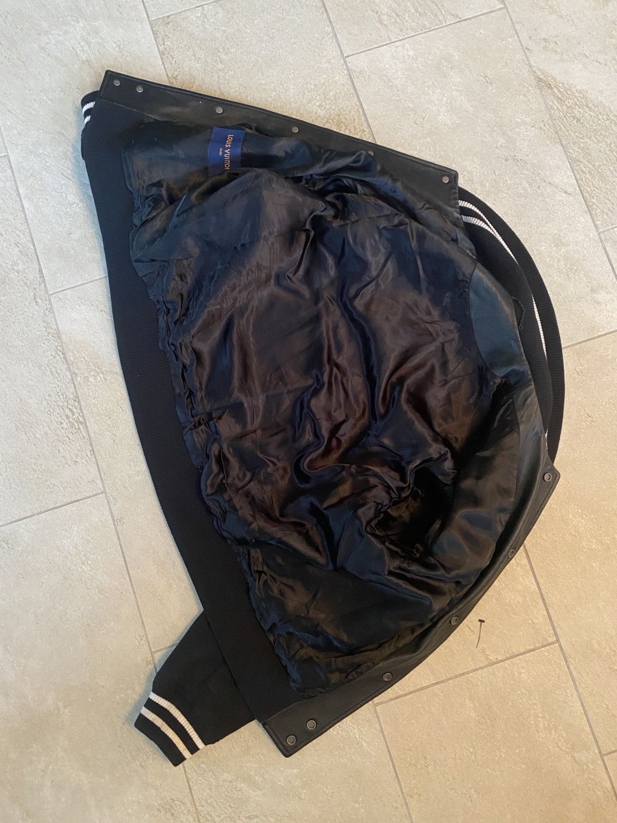 Louis Vuitton Louis Vuitton Black Musical Varsity Jacket Size US XL / EU 56 / 4 - 15 Thumbnail