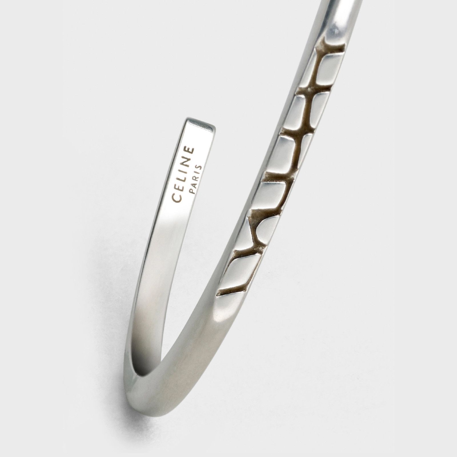 Celine o1bcso1str1024 Size: OS / Animals Flat Bracelet in Silver Size ONE SIZE - 4 Thumbnail