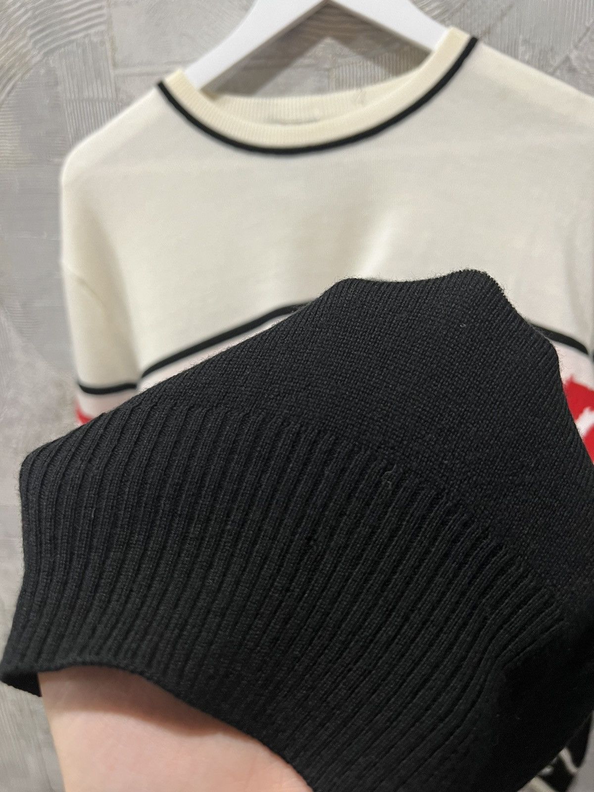 Iceberg 💰Very Rare💰 Iceberg “Real Feelings” wool sweater crew neck Size US L / EU 52-54 / 3 - 9 Thumbnail