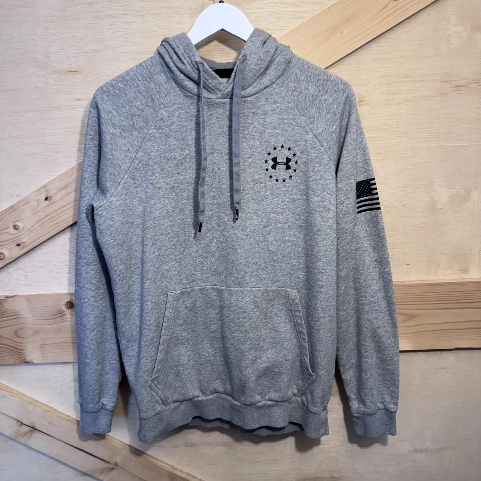 Under Armour Under Armour Men's Medium New Freedom Flag Hoodie Coldgear Size US M / EU 48-50 / 2 - 1 Thumbnail