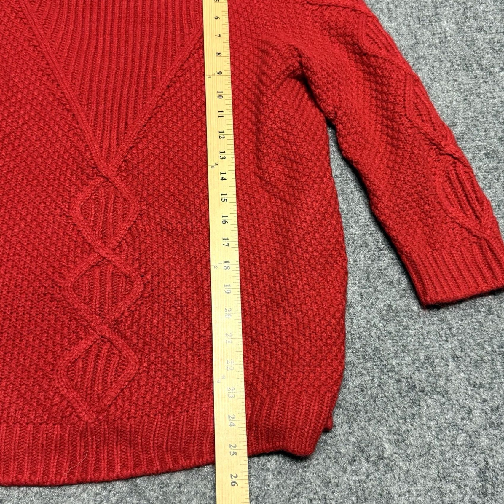 Karl Lagerfeld Karl Lagerfeld Paris Sweater Womens M Red Knit Top Pullover Acrylic Knit Regular Size M / US 6-8 / IT 42-44 - 7 Thumbnail
