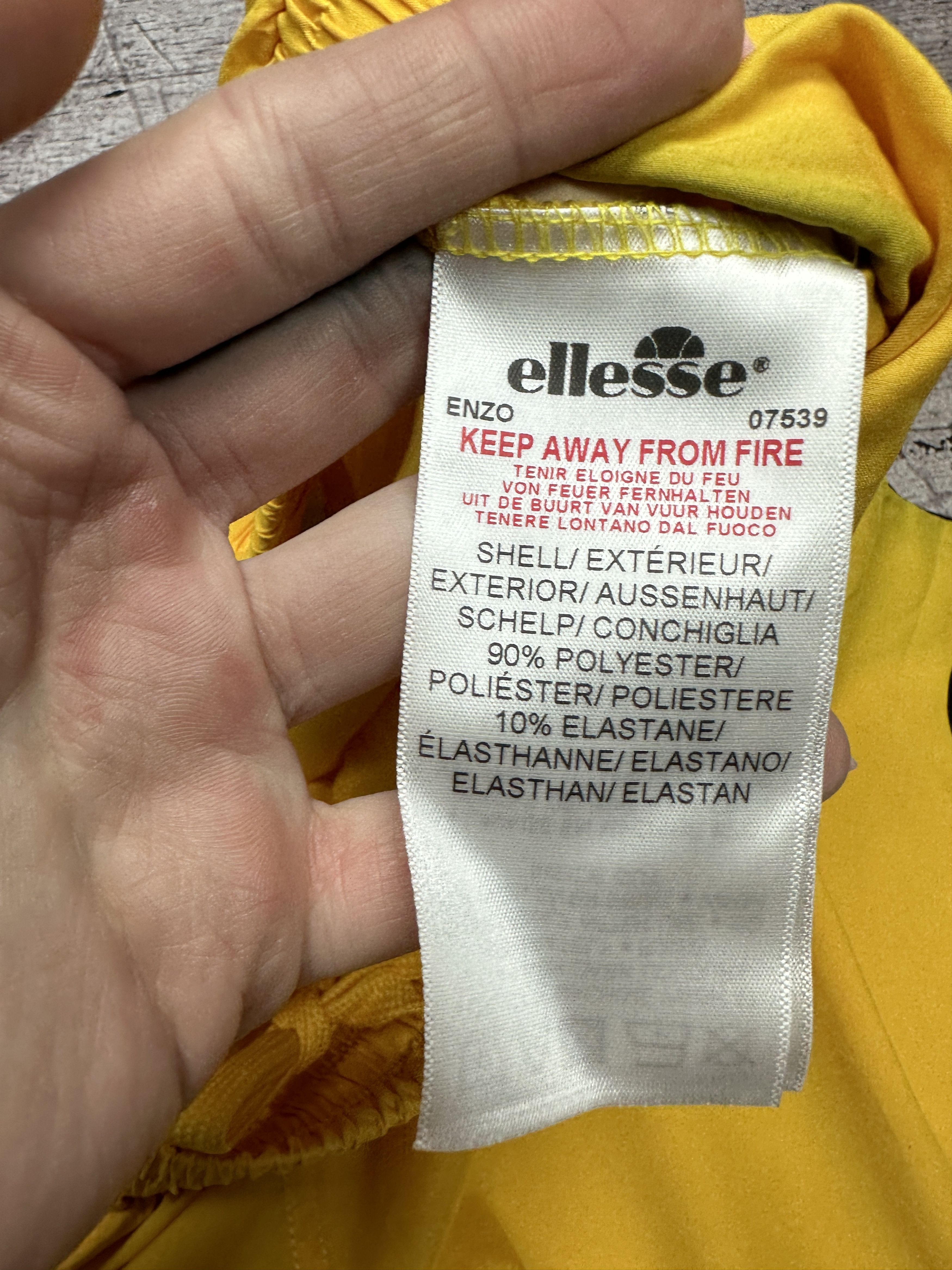 Ellesse NEW! Ellesse Mens Enzo Nylon Shorts Size US 34 / EU 50 - 8 Thumbnail