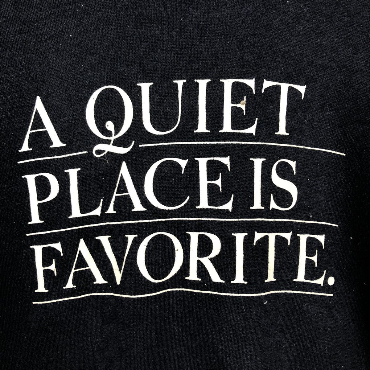 Japanese Brand 📌A Quite Place Is Favorite Hoodie Big Logo Design Size US M / EU 48-50 / 2 - 16 Thumbnail