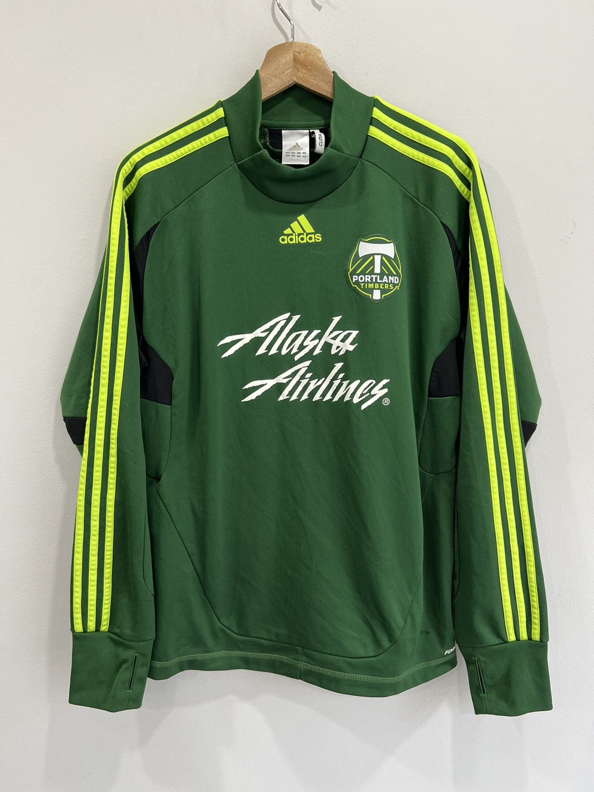 Adidas 2011 Adidas Portland Timbers Soccer Jersey Longsleeve kit Size US L / EU 52-54 / 3 - 1 Thumbnail