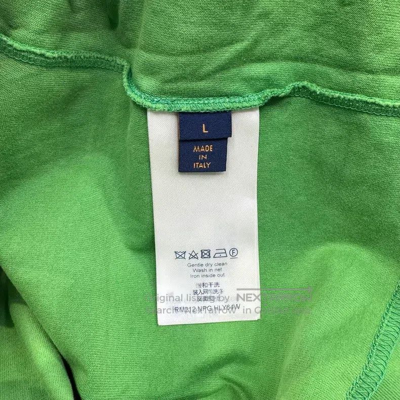 Louis Vuitton Louis Vuitton Embossed LOGO green short sleeve Size US L / EU 52-54 / 3 - 4 Thumbnail