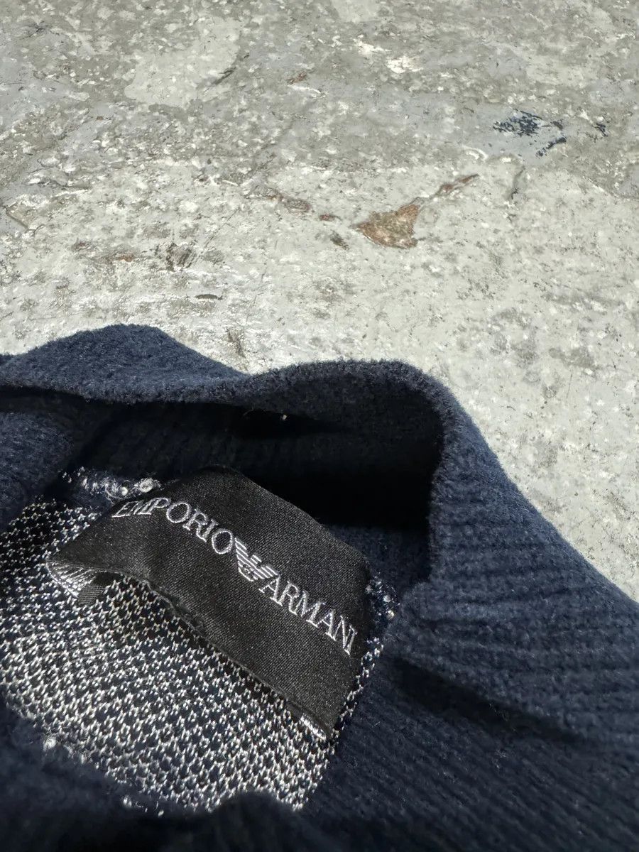 Emporio Armani SS2020 Emporio Armani Navy Contemporary Turtleneck Size US S / EU 44-46 / 1 - 6 Thumbnail