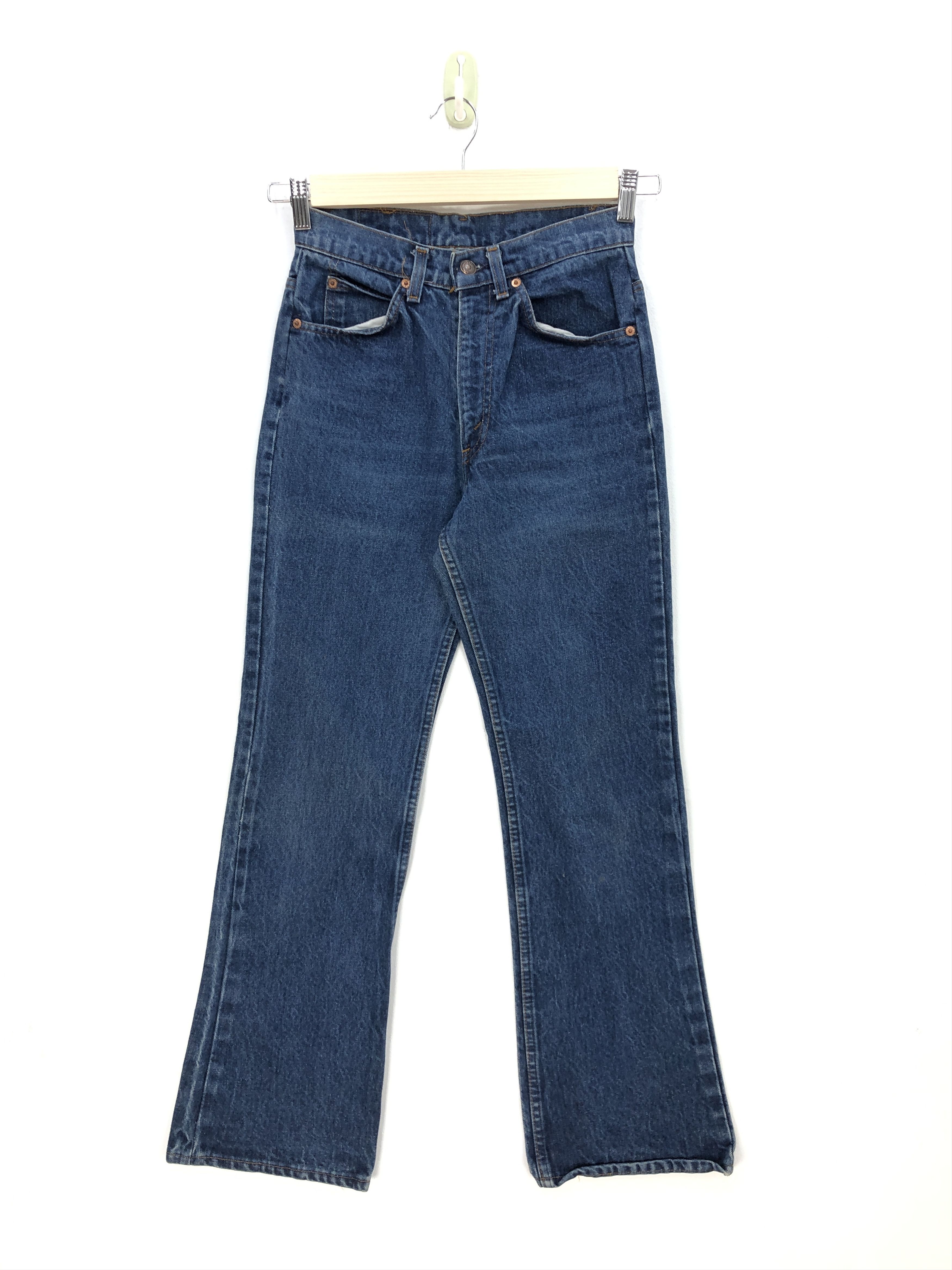 Levi's 80s True Vintage Levis 517 Bell Bottom Orange Tab Jeans Size 26" / US 2 / IT 38 - 1 Thumbnail
